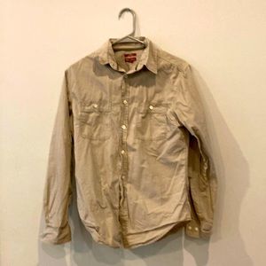 Light Brown Merona button up shirt